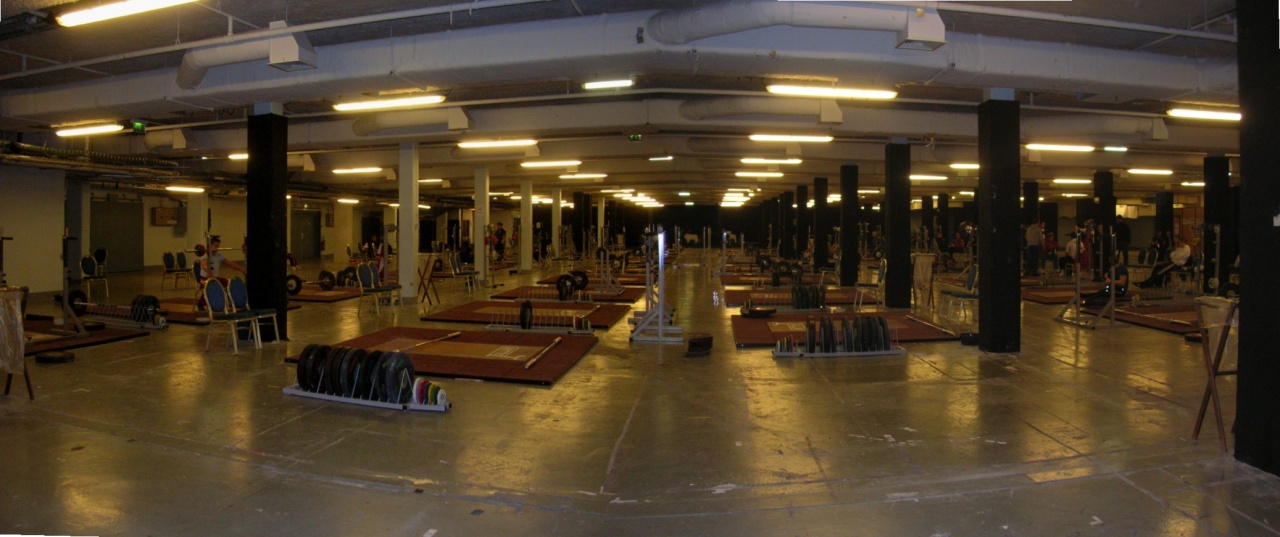 La salle d'entraînement 1500 m2